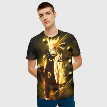 Vīriešu T-krekls 3D Naruto