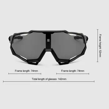 Vīriešu Velo Brilles Polarizētās Lēcas Riteņbraukšanas Saulesbrilles Īpaši Viegls Sporta Brilles ar UV Aizsardzību Velosipēds, Saules Brilles Sievietēm