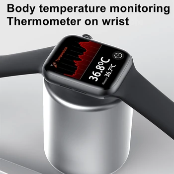 W26 Plus W46 Pro Smart Skatīties Vīrieši sirdsdarbība Sports Fitness Tracker Ūdensizturīgs Smartwatch Sievietēm, Sērija 6 Apple, Android SVB 13