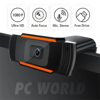 Webcam 720P HD 1080P USB Mikrofonu Web Kameras autofokuss Video Spēļu Webcan Spēlētājs, Web Cam, Lai PC Klēpjdators YouTube Xbox Skype