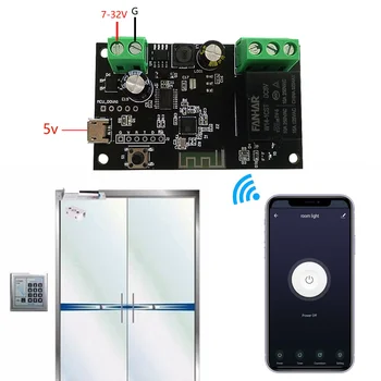 WiFi Relejs Tuya Smart Switch Module 12V Smart dzīves APP Tālvadības pults, Taimeris DIY Novietojot pašbloķējoši Darbu ar Alexa, Google Home