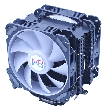 Wovibo CPU Cooler Fan Datoru PWM 4PIN 120mm RGB Dzesēšanas Ventilateur Intel 115x 1200 1366 2011 X79 X99 AMD AM3 AM4