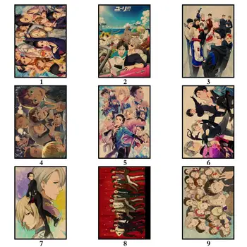 WTQ Kanvas Glezna Anime Plakāti JURIJS!!! uz LEDUS Sienu Dekors Retro Plakātu Sienas Mākslas Priekšstatu par Dzīves Telpu Dekorēšana Home Deco