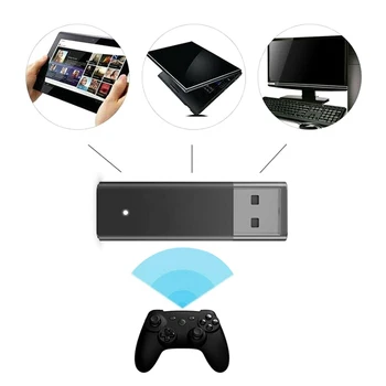 Xbox Viens Kontrolieris USB Bluetooth saderīgu Bezvadu Adapteri Windows 10 8 7 PC Datoru Kontrolieris Adapteris