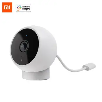 Xiaomi mijia 1296P 180 grādiem Smart Kameras IP65 Infrasarkano Nakts Redzamības Novērošanas AI Smart IP Kameras IP65 full HD