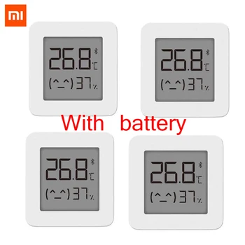 Xiaomi Mijia Bluetooth Termometru, 2 Bezvadu Smart Higrometru LCD Ekrāna Ciparu Temperatūras, Mitruma Sensors Mitruma Mērītājs