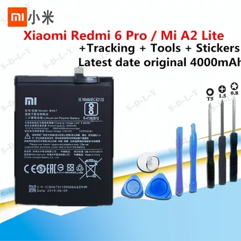 XiaoMi Oriģinālo Rezerves Akumulatoru Xiaomi Mi Redmi, Ņemiet vērā, Samaisa 2 3 3S 3X 4 4X 4.A 4.C 5 5.A 5S 5X M5 6 6A 7 8 Pro Plus baterijas
