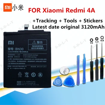 XiaoMi Oriģinālo Rezerves Akumulatoru Xiaomi Mi Redmi, Ņemiet vērā, Samaisa 2 3 3S 3X 4 4X 4.A 4.C 5 5.A 5S 5X M5 6 6A 7 8 Pro Plus baterijas