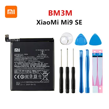 Xiaomi Oriģinālā BM3M 3070mAh Akumulatoru Xiao Mi 9 Se Mi9 SE Mi 9SE BM3M Augstas Kvalitātes Tālruņu Rezerves Baterijas +Instrumenti