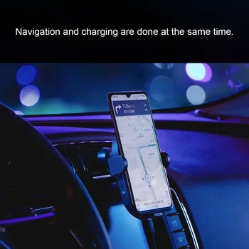 Xiaomi QI Bezvadu Lādētāju Car Mount Holder Stāvēt iPhone XS Maks Samsung S9 Par Xiaomi SAMAISA 2S Huawei Mate 20 Pro Mate 20 RS