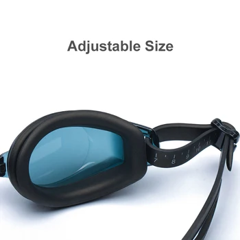 Xiaomi TS Peldēšanas Brilles Peldēšanai Stikla HD Anti-miglas 3 Maināmiem Deguna Celma ar Silikona Blīvi Widder Leņķis Aizsargbrilles