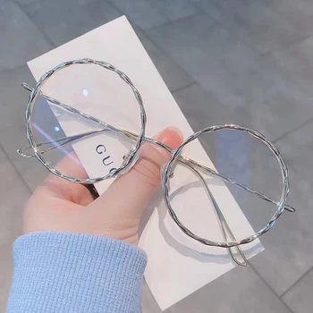 XojoX Bloķē Zilo Gaismu Brilles Rāmis Sievietēm, Vīriešiem Vintage Apaļas Brilles Modes Datoru Optiskās Brilles