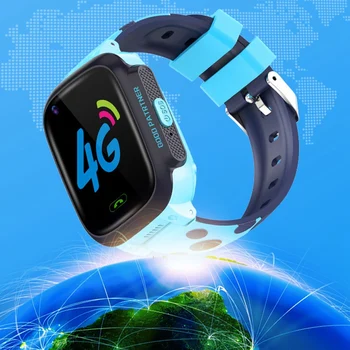 Y95 4G Bērnu Smart Watch Phone GPS Kids Smart Skatīties Ūdensizturīgs Wifi Antil-Pazaudējis SIM Atrašanās vietas Noteicējs Smartwatch HD Video Zvanu Blu