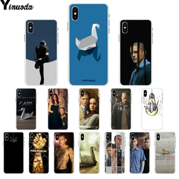 Yinuoda Michael Scofield Prison Break TPU Mīksta Silikona Telefonu Gadījumā Segtu Apple iPhone 8 7 6 6S Plus X XS MAX 5 5S SE XR