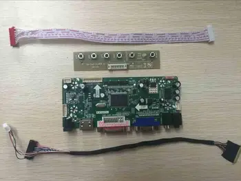 Yqwsyxl Kontroles padomes Monitoru Komplekts LP156WH2-TLQB LP156WH2(TL)(QB) HDMI + DVI + VGA LCD LED ekrānu Kontrolieris Valdes Vadītāja