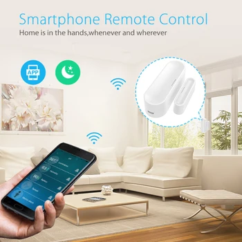 Z-Wave Smart Durvju Sensors, Temperatūras, Mitruma Atklāt Veikals Home Security Paziņojums APP,Darbs ar Google Home Alexa