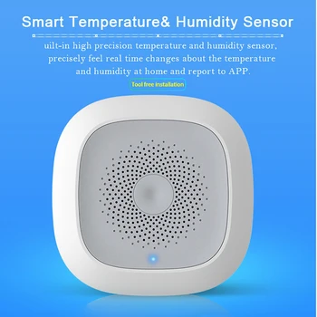 Z-wave Temperatūra & Mitruma Sensors Smart Home Versiju ES 868.42 mhz Z vilnis Smart detektors
