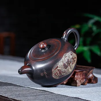 Zen Keramikas Tējkanna Nixing Tao Wang Ting Rokasgrāmata Slaveno Tējkanna Vairumtirdzniecības Tējas Komplekts Tiny Shang Dynasty Iemesls Paaudzes Matu