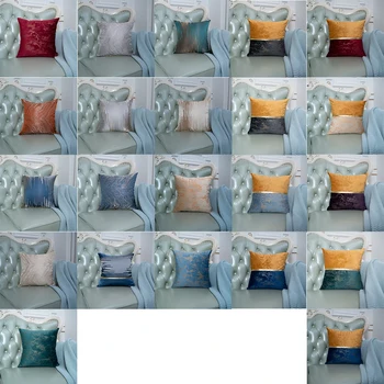 Ziemeļeiropā Vienkārši Mūsdienu Augstas Precizitātes Žakarda Audums, Multi-Krāsu Spilvena Vāka Mājas Guļamistaba Dizains Soft Rotājumi