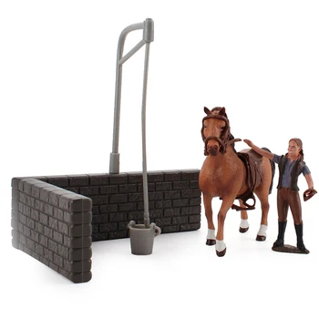 Zirgu Attēlu Uzstādītu Simulācijas Modelis, Rotaļlietas Vīriešiem Skulptūru Dāvanu Bērniem Ornaments