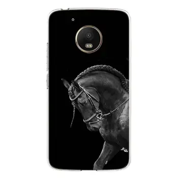 Zirgu Dzīvnieku Vāciņa Telefonu Gadījumā, Par Motorola Moto G9 G8 G7 G6 G5 E5 E6 Plus Spēlēt Power Vienu Darbības Makro ES Dāvanu Coque