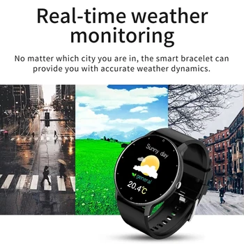 ZL02 Smart Skatīties Vīrieši Dāma Sports Fitness Smartwatch Miega Sirds ritma Monitors Ūdensizturīgs Pulksteņi IOS Android Bluetooth