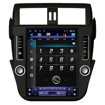 ZOYOSKII Android 10 12.1 collu vertikāla ekrāna Tesla stila AUTOMAŠĪNAS radio, GPS, Bluetooth, navigācijas spēlētājs Toyota Prado-2017