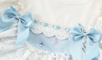 Zīdaiņu Apģērbs Spāņu Vintage Lolita Mežģīnes Priekšgala Acs Izšūšanas Dzimšanas Dienas Svinības, Lieldienu Eid Salds Gudrs Princese Kleita Meitenēm A142