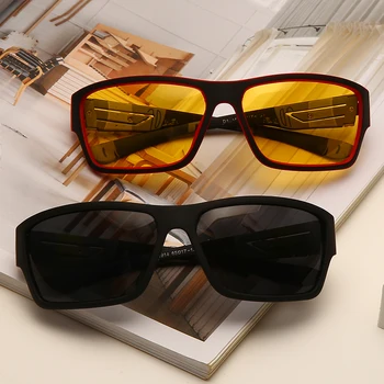 Zīmola Dizaina Klasiskās Vīriešu Polarizētās Saulesbrilles, Vintage Vīriešu Laka Braukšanas Saules brilles UV400 Toņos Briļļu Oculos de sol