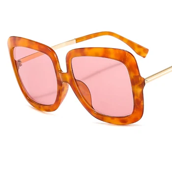 Zīmola laukumā saulesbrilles par sievietēm, Lielgabarīta Slīpums toņos brilles modes luksusa zīmolu saulesbrilles sieviete Vintage oculos