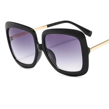 Zīmola laukumā saulesbrilles par sievietēm, Lielgabarīta Slīpums toņos brilles modes luksusa zīmolu saulesbrilles sieviete Vintage oculos