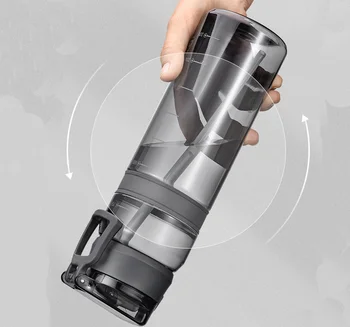 Āra kratītāju Ūdens Pudeli Salmu Sporta Dzeramā Ceļojumu Portatīvo Kempings Plastmasas Tritan pudeli Bez BPA