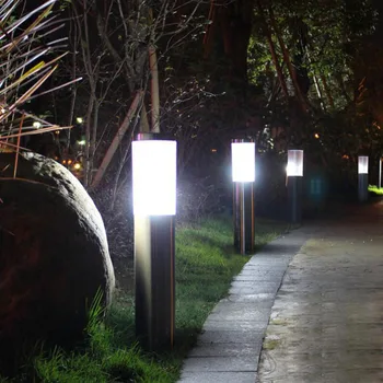 Āra LED Zālienu Gaismas Ūdensizturīgs Nerūsējošā tērauda Dārza Zāliena Gaismas Ainavu Gaismas Kopienas Dārzs satiksmes Ceļu Dekoratīvās Gaismas