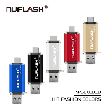 Ātrgaitas c tipa USB 3.0 Flash Diski usb Pendrive taustiņu 64GB, 32GB 16GB 128GB Pildspalvu Vadītāja Personalizētu Clef USB Flash Jump Drives