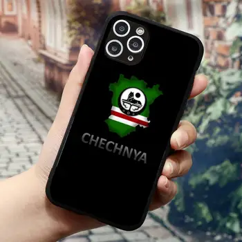 Čečenijas karogs Tālrunis Lietā par iPhone 11 12 mini pro XS MAX 8 7 6 6S Plus X 5S SE 2020. GADAM XR