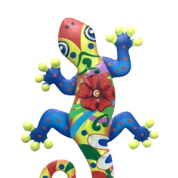 Čuguna Mākslas Gecko Rotājumi Āra Ķirzaka Mākslas Karājas Skulptūru Terases Metāla Āra Rotājumi, Sienas Karājas Dekori