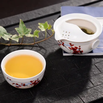 ķīna labs produkts kuaikebei Kung Fu Tējas komplekts Ietver 1 Pot 1 Tase, Augstas kvalitātes elegants gaiwan,Skaisti un viegli tējkanna tējkanna