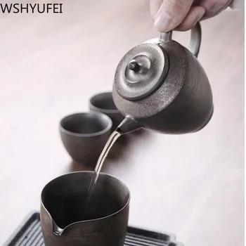 Ķīnas Retro Keramikas tējkannas roku darbs keramikas Tējas uzstādīt Sadzīves filtrs Porcelāna tējas katlā skaistumu tējkanna Tie Guanyin teaware