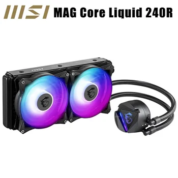Ūdens dzesēšanas MSI MAG CORELIQUID 240R 360R RGB Cooler Fan ARGB 93.69 CFM SPĒĻU Atbalsta AMD Intel CPU Mātesplates Dzesēšanas Jaunas